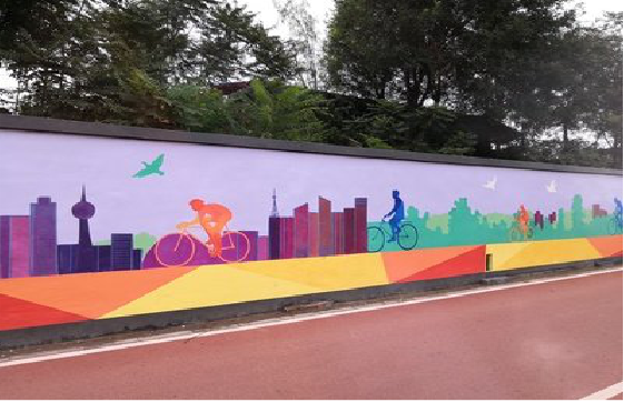  武宁墙体彩绘-围墙