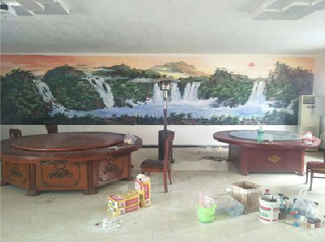  武宁墙绘-写实风景