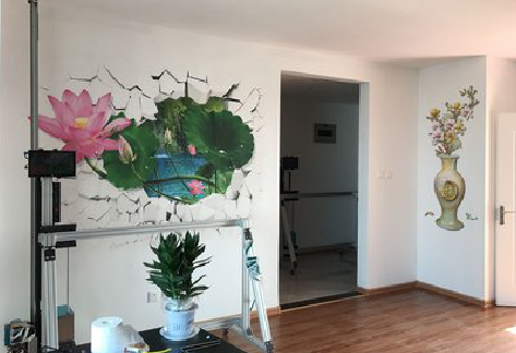  武宁墙体彩绘相比墙纸的优势。